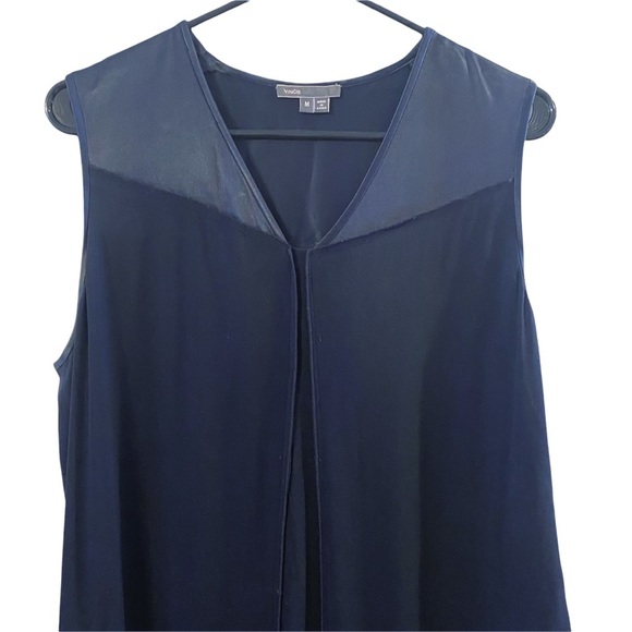 Vince. Night Out Midnight Blue Shift Dress - Picture 5 of 8